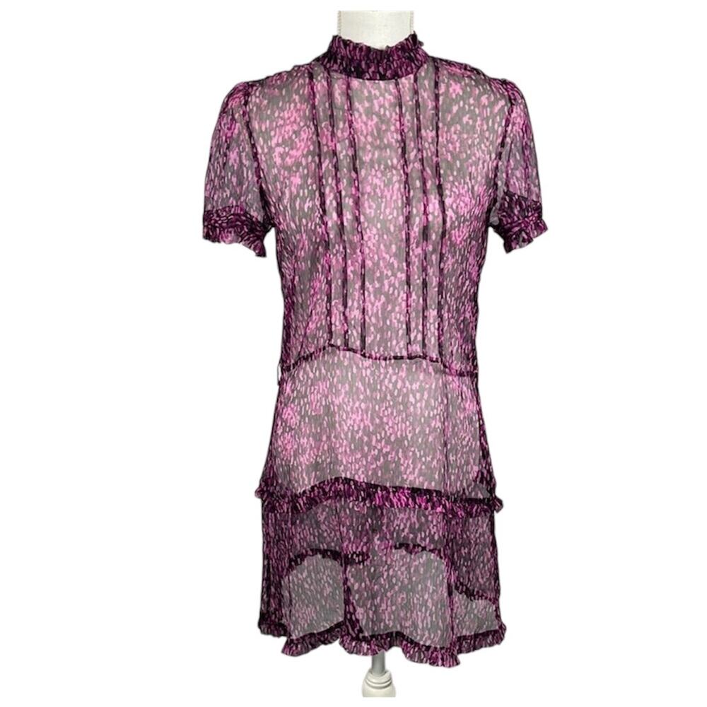 Alice McCall Sheer‎ Purple Dress.